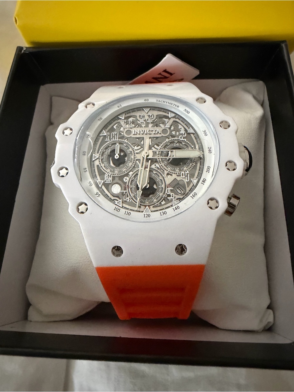 Invicta Racing Vaulthan Men’s Watch 44mm-Orange 🔥